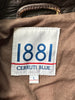 CERRUTI 1881 - 1980s CARGO DISTRESSED LEATHER JACKET