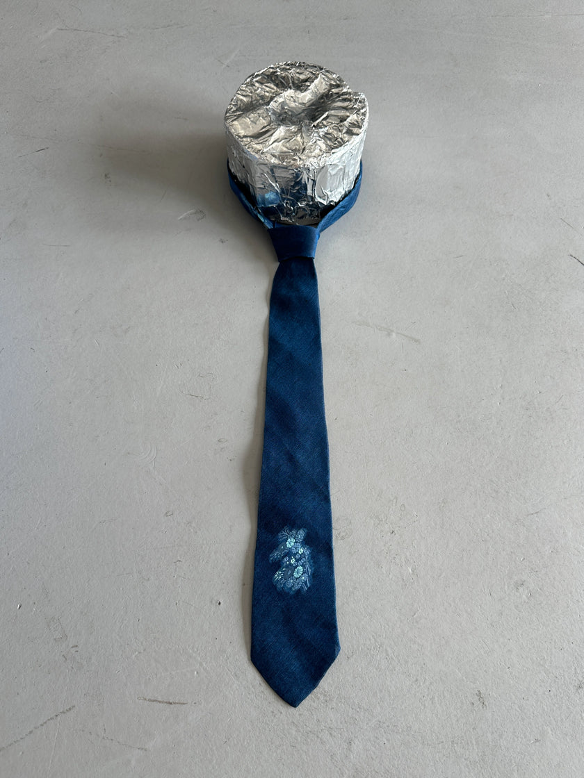 JEAN PAUL GAULTIER - 1990s SILK ORGANZA TIE