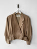 COURRÈGES - 1980s CROP FIT BLOUSON JACKET