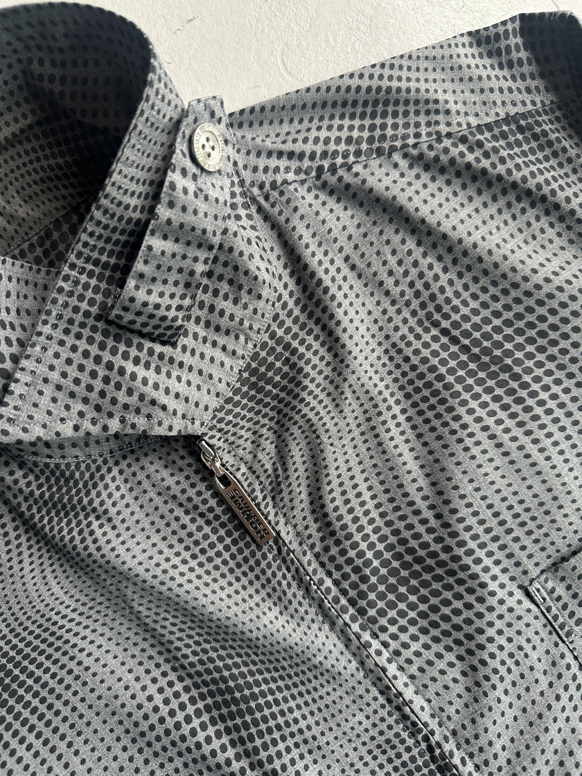 JEAN PAUL GAULTIER OBJET - 1990s CYBER DOTS SURREALIST ZIPPED SHIRT