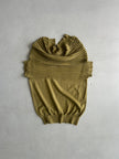 TRUSSARDI - 2000s SHOULDER OFF KNIT TOP