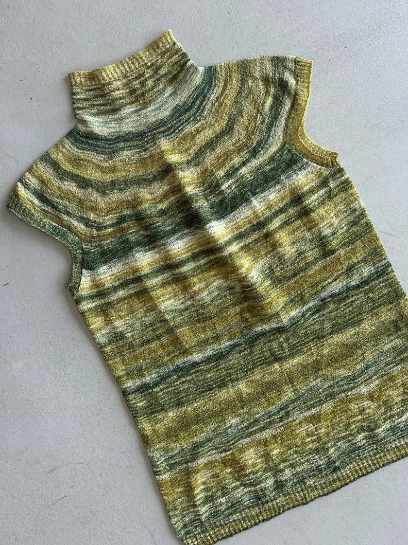 HIROKO KOSHINO - 1990s SEMI SHEER KNIT TOP