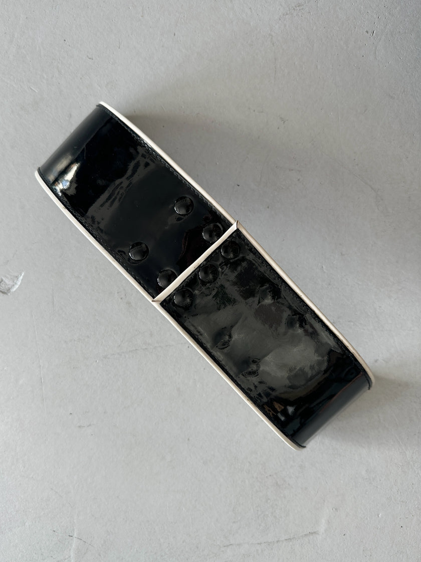 MISS SIXTY - 1990s WIDE GLOSSY BELT
