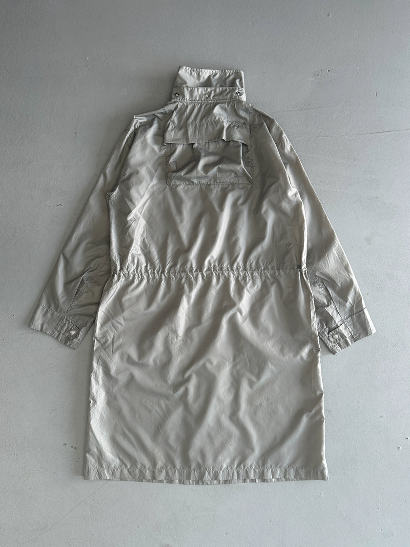 ISSEY MIYAKE WINDCOAT - 1980s FOLDABLE LONG WINDBREAKER JACKET
