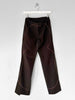 GIANFRANCO FERRÉ - 1990s SAMPLE EMBROIDERED TROUSERS WITH FLARED HEMS