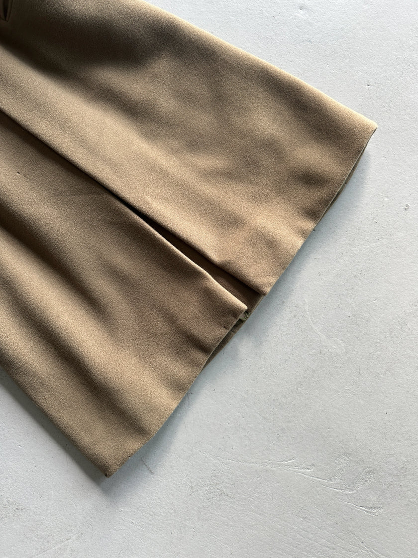 GIORGIO ARMANI - 1990s BELTED COLLARLESS COAT