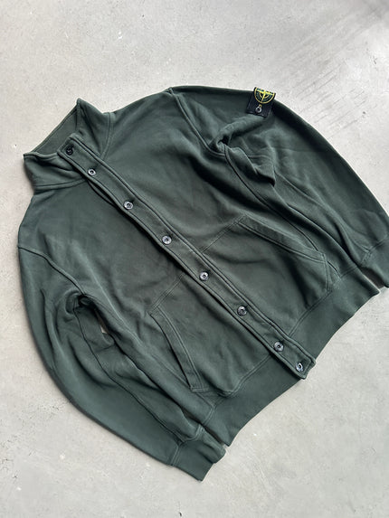 STONE ISLAND - 2000s FUNNEL NECK SWEATER CARDIGAN