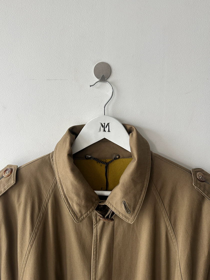 ITALIAN LABEL 1990s BELTED TRENCH COAT