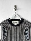 DIRK BIKKEMBERGS - F/W 2017 CHENILLE KNIT CREW NECK VEST TOP