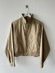 VALENTINO - 1980s CROP FIT LIGHT BOMBER JACKET
