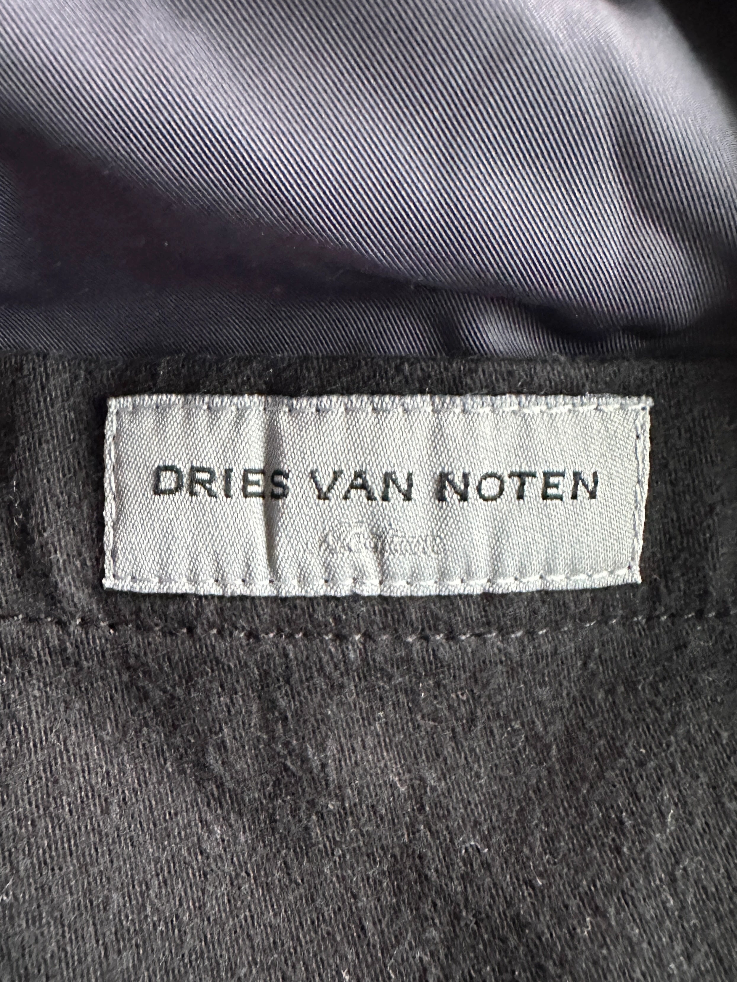 DRIES VAN NOTEN - F/W 2014 LAYERED JACKET WITH ZIP RUNNING FROM SLEEVE TO BACK