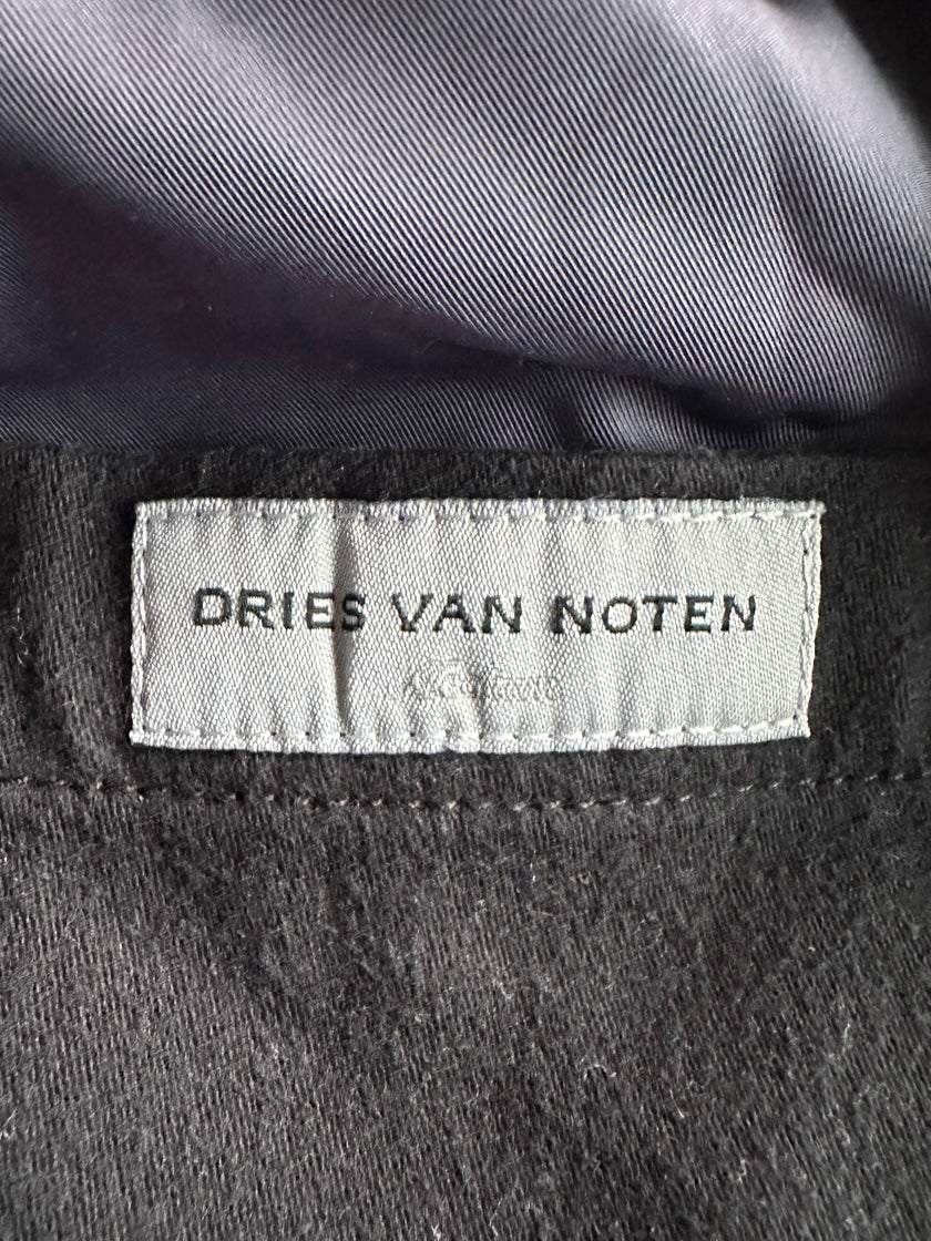 DRIES VAN NOTEN - F/W 2014 LAYERED JACKET WITH ZIP RUNNING FROM SLEEVE TO BACK