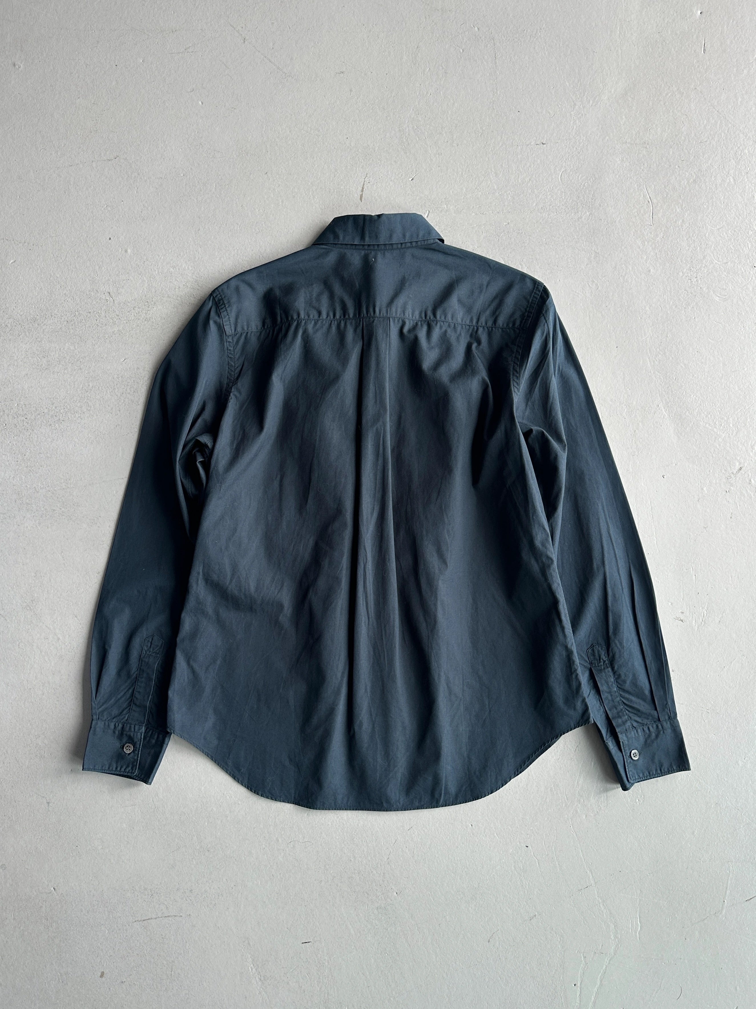 COMME DES GARÇONS - S/S 1999 RUFFLE FRONT LONG SLEEVE SHIRT