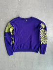 VERSACE JEANS - 2000s ROUND NECK NEON KNIT JUMPER