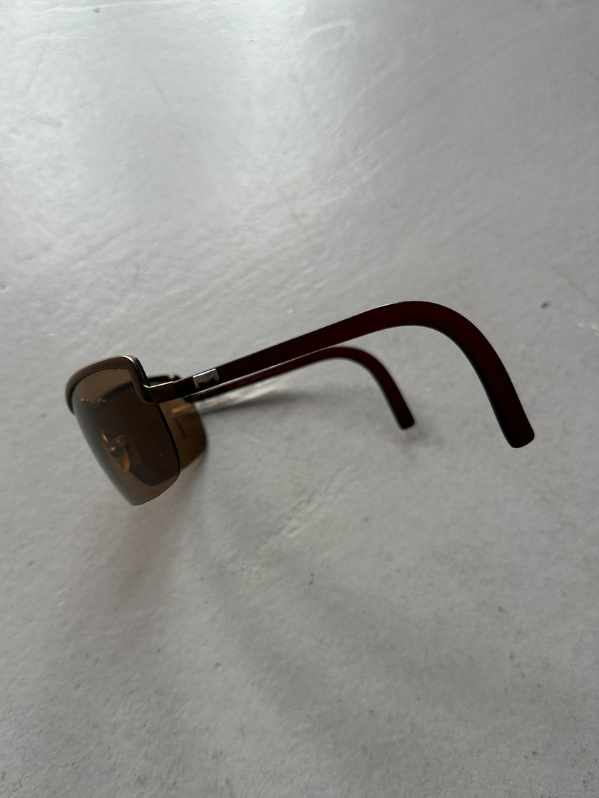 MAX MARA - 2000s SHIELD SUNGLASSES