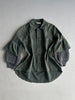 1990s ASYMMETRICAL SHIRT WITH WOOL LAYERED SLEEVE