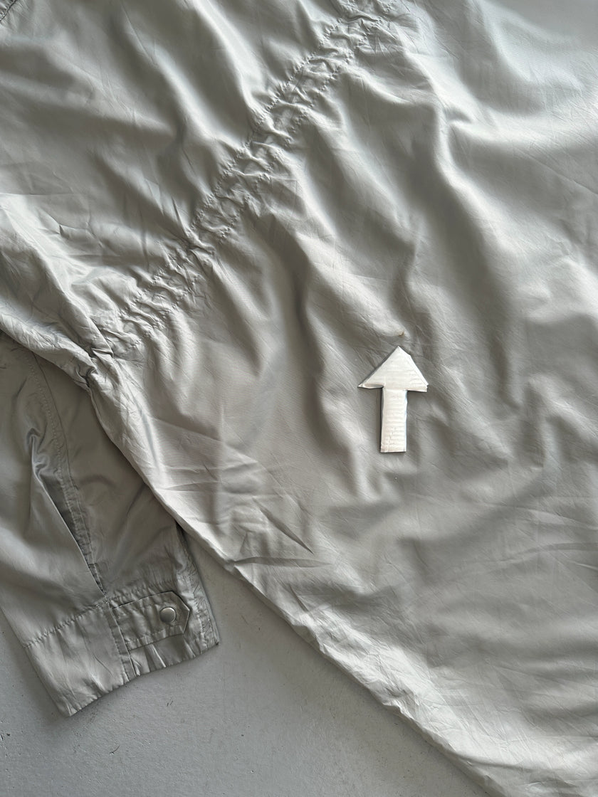 ISSEY MIYAKE WINDCOAT - 1980s FOLDABLE LONG WINDBREAKER JACKET