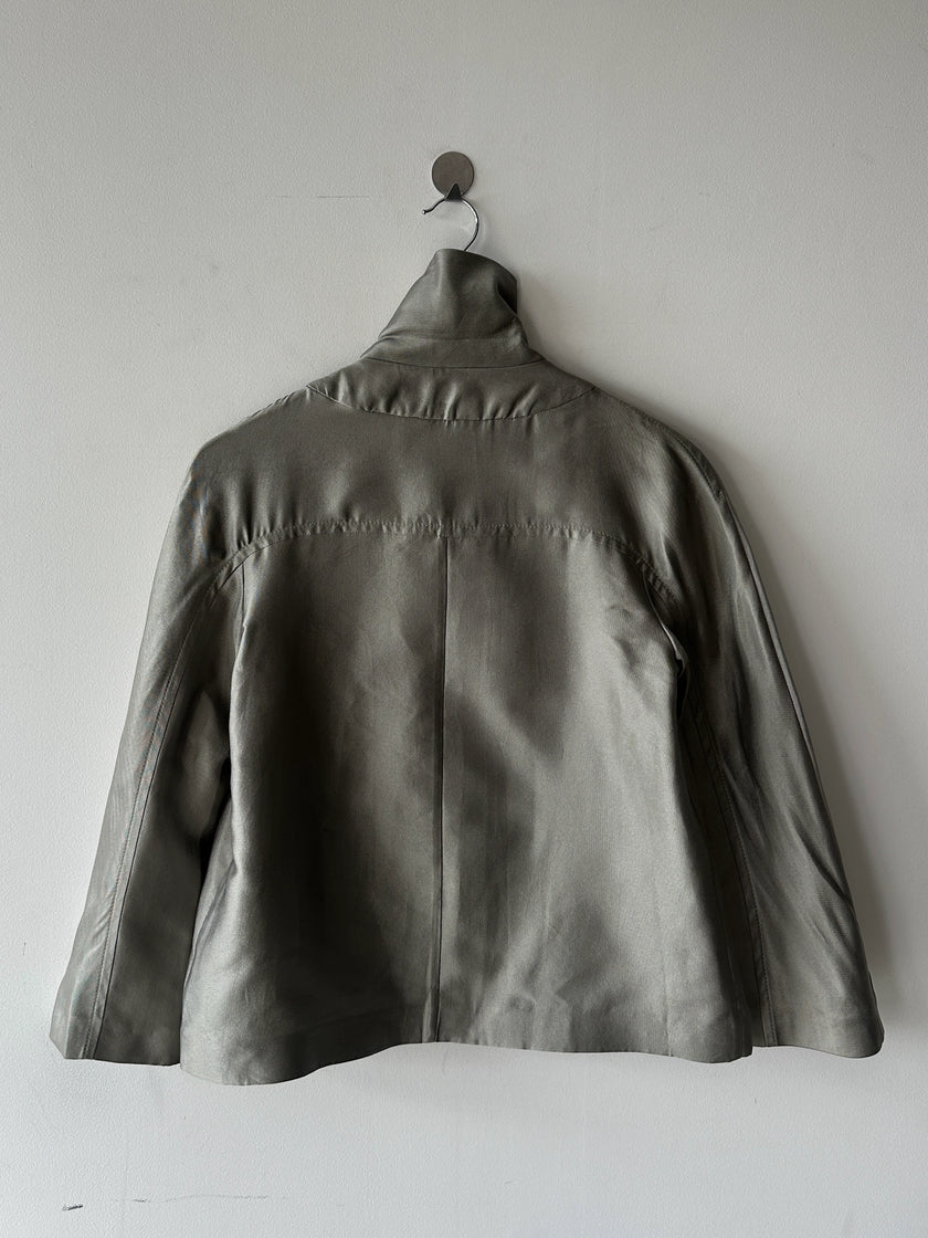 CIVIDINI - S/S 2008 METALLIC FINISH SILK JACKET