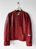 DIESEL - 1990s NYLON AND LEATHER RACER JACKET