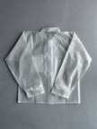 ARMANI JEANS - 2000s SAMPLE SEMI TRANSLUCENT SHACKET