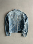JOHN RICHMOND - S/S 2004 DECONSTRUCTED UNION JACK DENIM JACKET