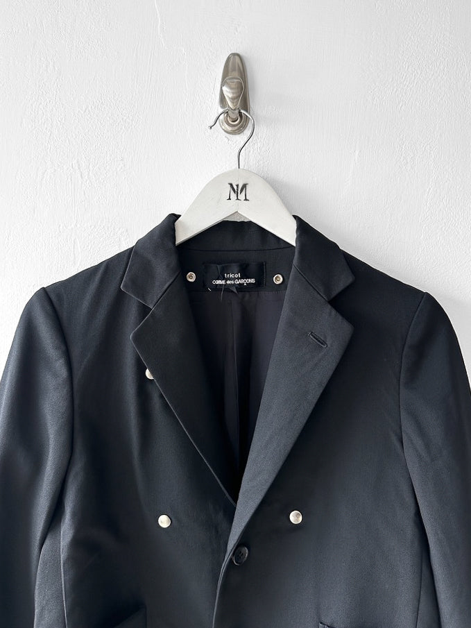 COMME DES GARÇONS TRICOT - F/W 2019 CROP FIT BLAZER WITH STUD DETAILS