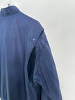 1980s BOMBER JACKET WITH CROCHET PANEL INSERTS