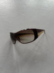 PRADA - 1990s OVERSIZED WRAP AROUND SUNGLASSES