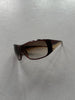 PRADA - 1990s OVERSIZED WRAP AROUND SUNGLASSES