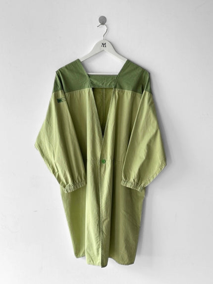 ISSEY MIYAKE IM - 1980s BI-COLOUR TUNIC JACKET WITH BACK POCKETS