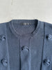 EMPORIO ARMANI - 1990s RAISED KNOT FRONT KNIT JUMPER
