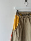 JAPANESE LABEL 2000s COLOUR BLOCK NYLON SKIRT