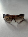 PRADA - 1990s OVERSIZED WRAP AROUND SUNGLASSES