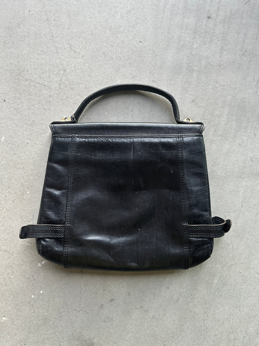 1970s LEATHER HANDBAG