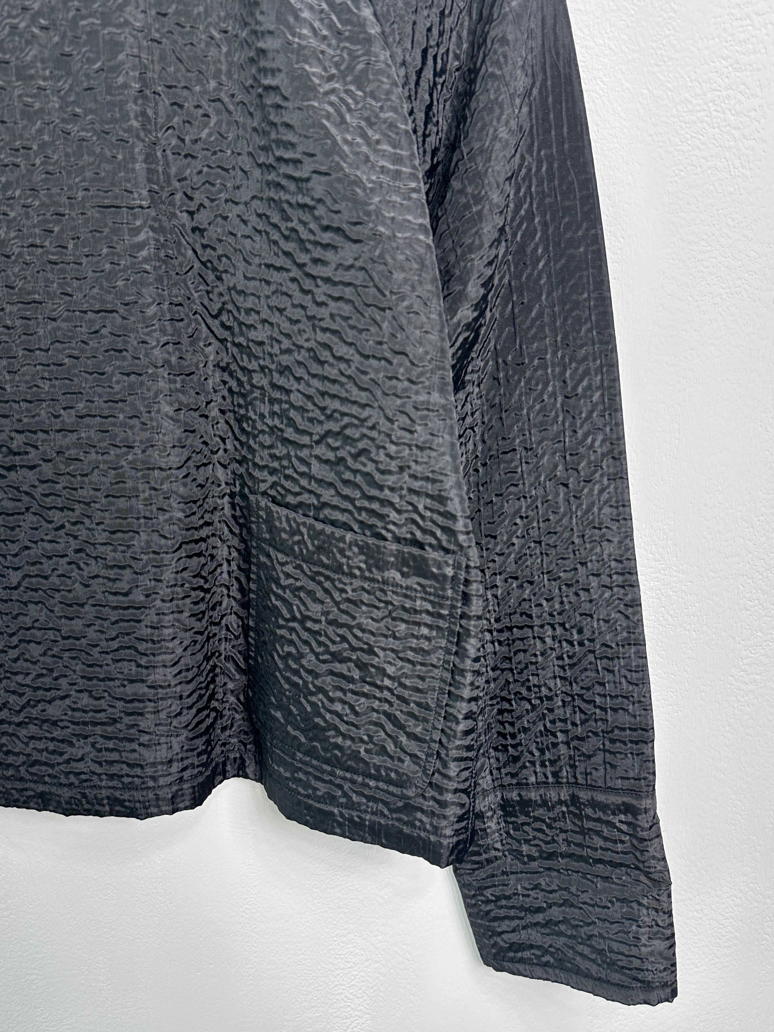 ISSEY MIYAKE PLANTATION - 1990s FROG CLOSURE TEXTURED JACKET