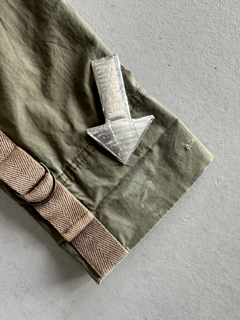 2000s CARGO JACKET WITH STRAPS DETAIL