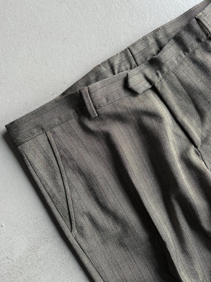 DANIELE ALESSANDRINI - 1990s STRAIGHT LEG TAILORED TROUSERS