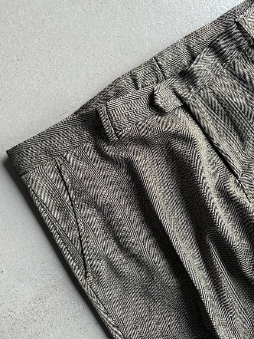 DANIELE ALESSANDRINI - 1990s STRAIGHT LEG TAILORED TROUSERS