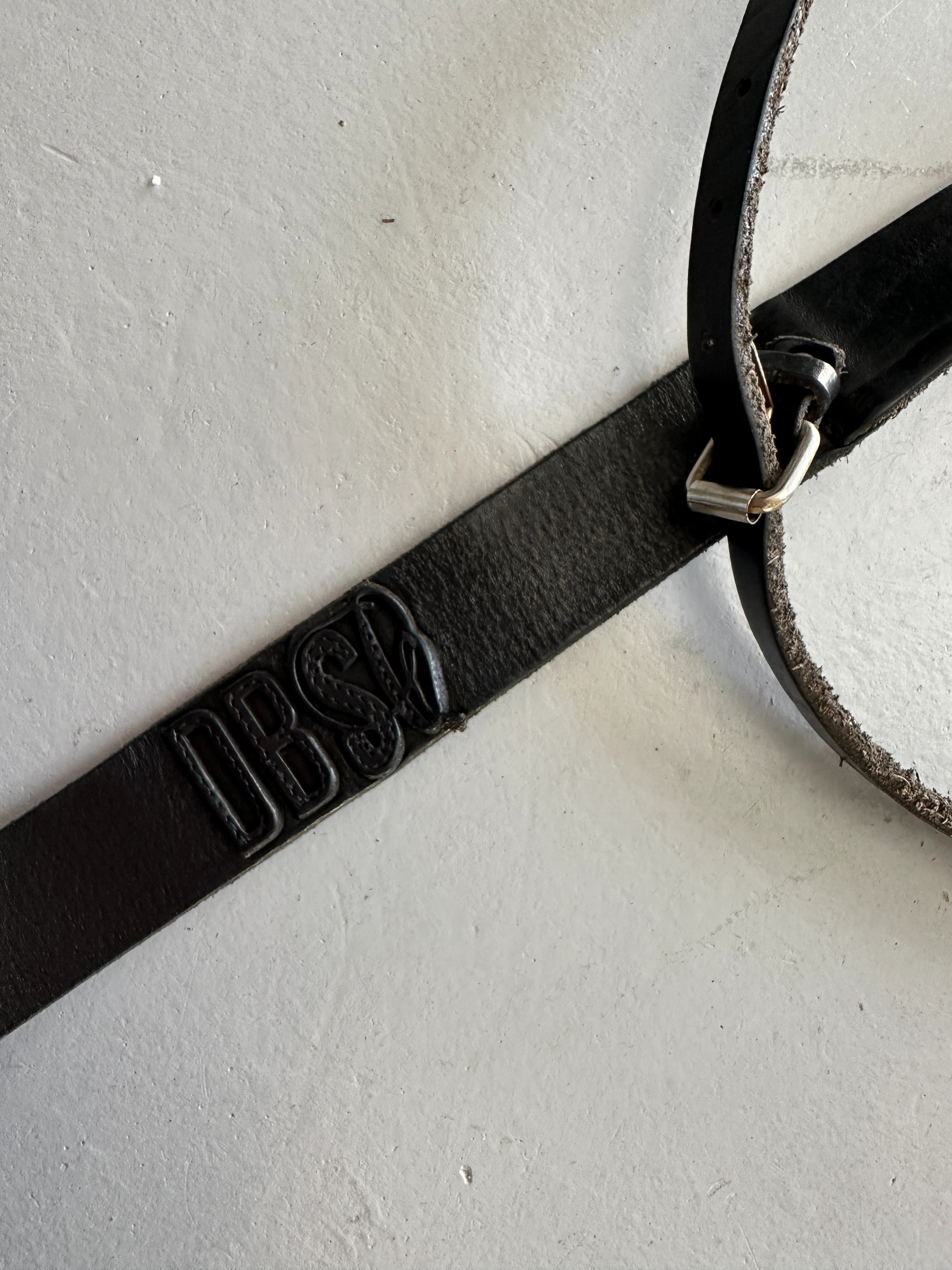 DIRK BIKKEMBERGS - 1990s LEATHER BELT