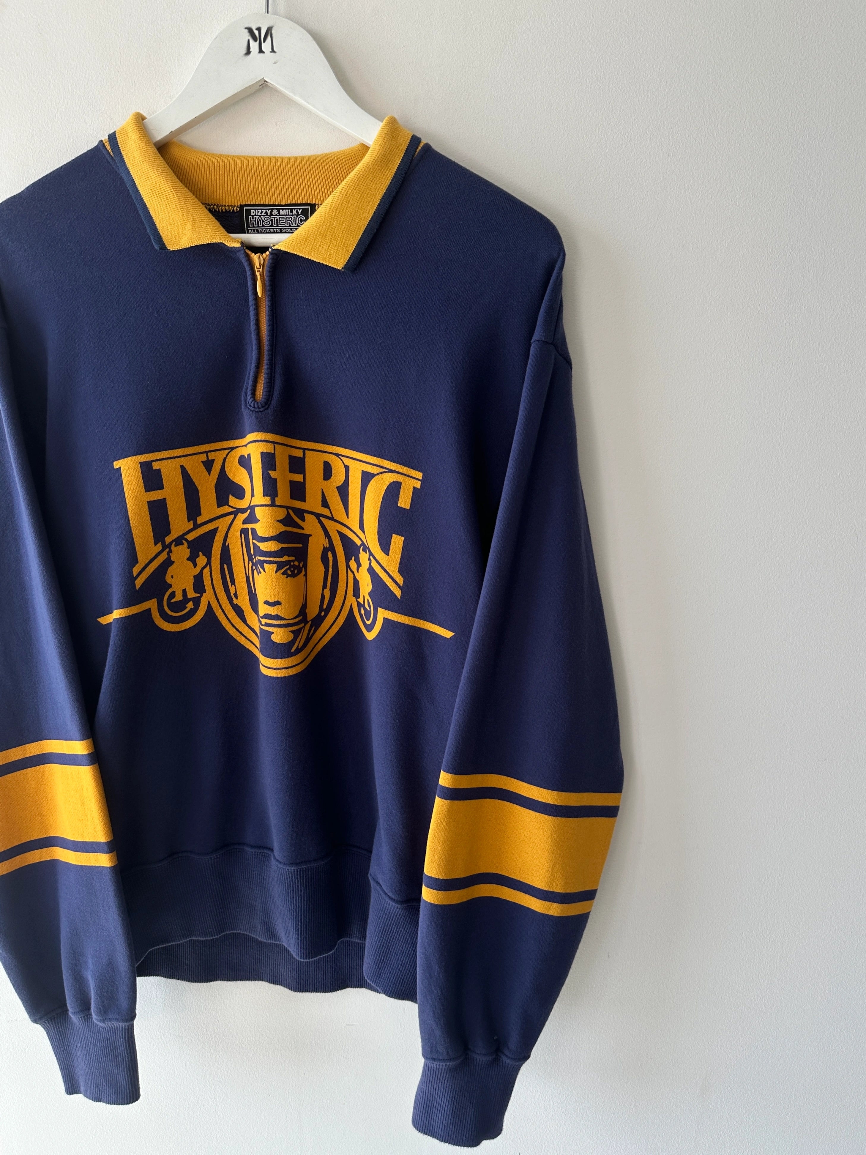 HYSTERIC GLAMOUR - 1990s QUARTER ZIP SWEATSHIRT