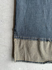 1990s LOW WAIST DENIM SKIRT