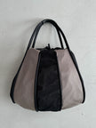 ISSEY MIYAKE PLEATS PLEASE - early 2000s MESH BALLOON TOTE BAG