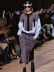 SACAI -  F/W 2017 SKIRT WITH PLEATED SIDE INSERTS
