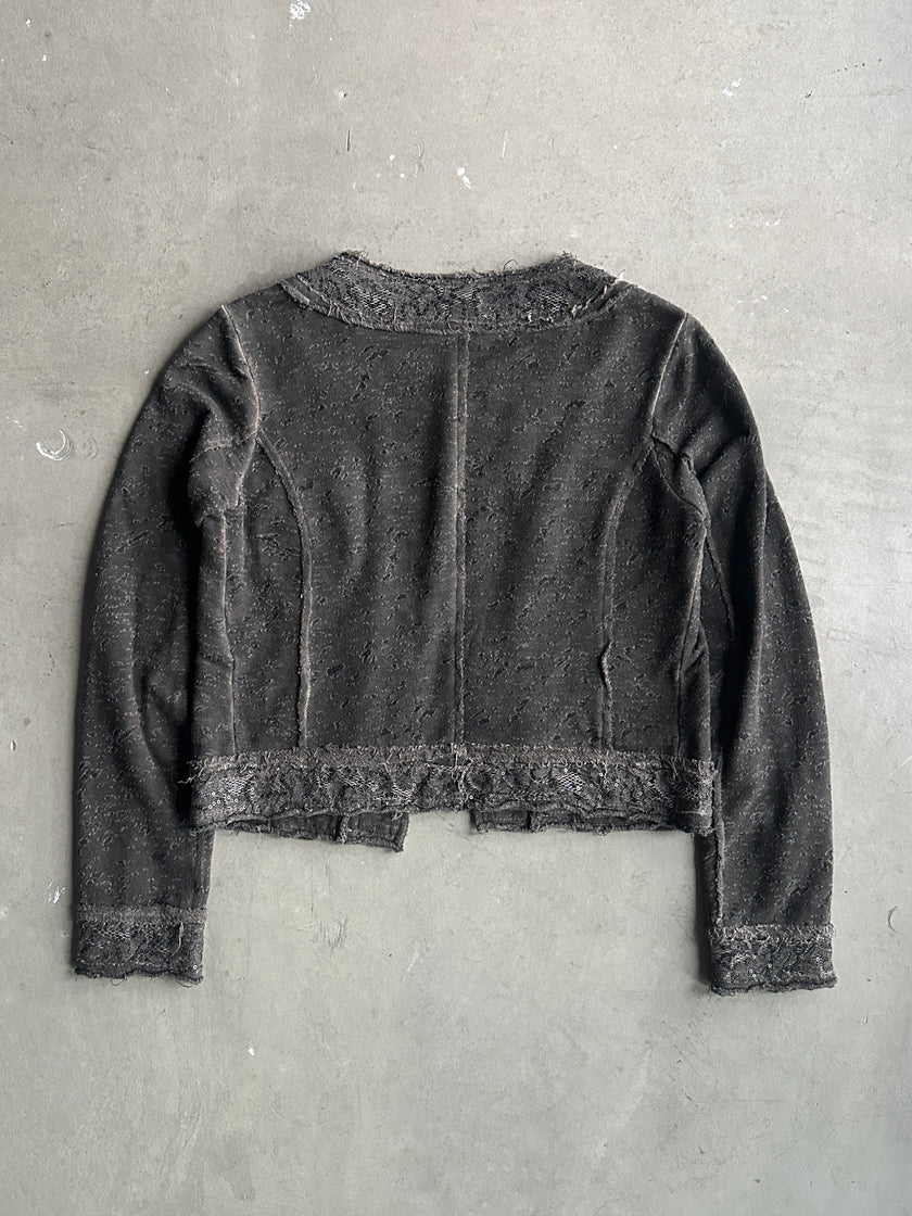 1990s OPEN CARDIGAN WITH SEQUIN DETAILS