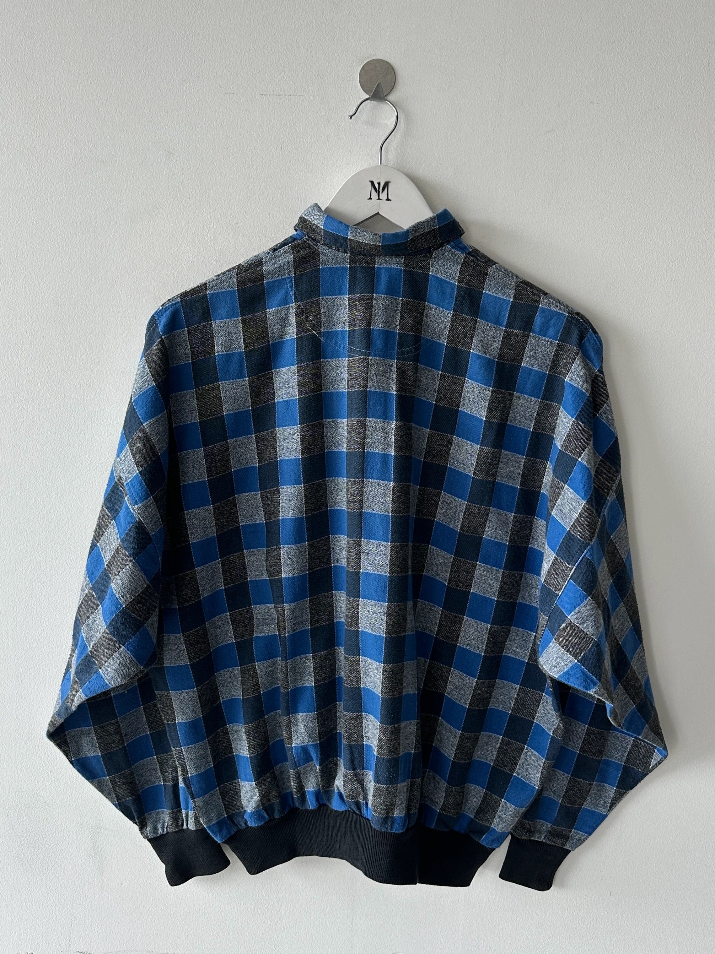 EMPORIO ARMANI - 1980s BOXY FIT CHECKED BLOUSON