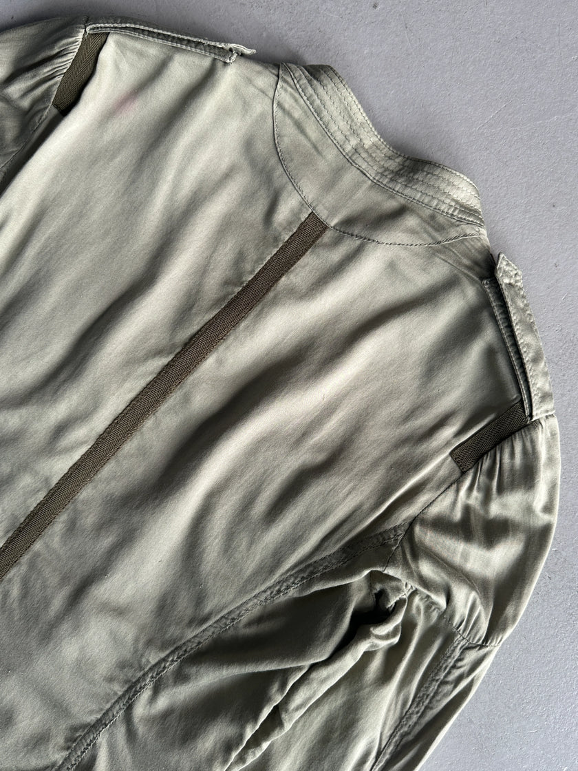 C’N’C COSTUME NATIONAL - 2000s CONTRASTING GREEN LIGHT JACKET