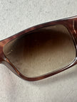 PRADA - 1990s OVERSIZED WRAP AROUND SUNGLASSES