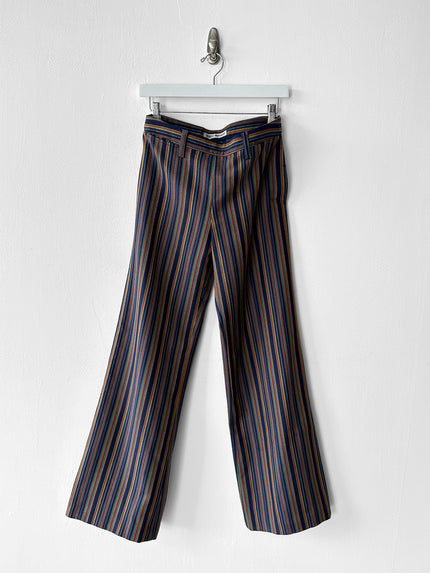 ISSEY MIYAKE - F/W 2003 STRIPED WIDE LEG TROUSERS