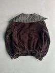 ANTONIO MARRAS - early 2000s VELVET FUNNEL NECK BOMBER JACKET