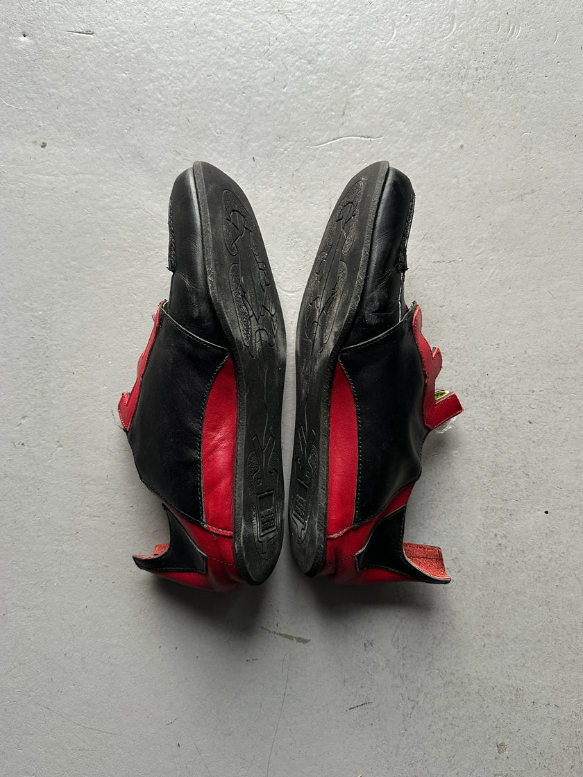 MARITHÉ + FRANÇOIS GIRBAUD - early 2000s SQUARE TOE SLIP ON TRAINERS